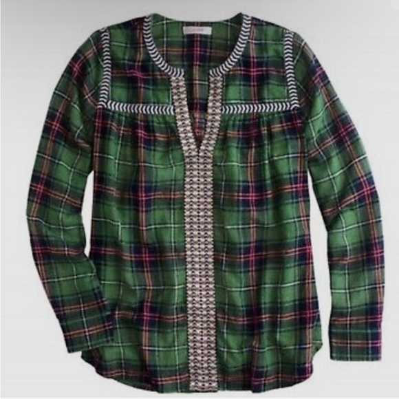 J. CREW Plaid Flannel Shirt - Picture 4 of 12